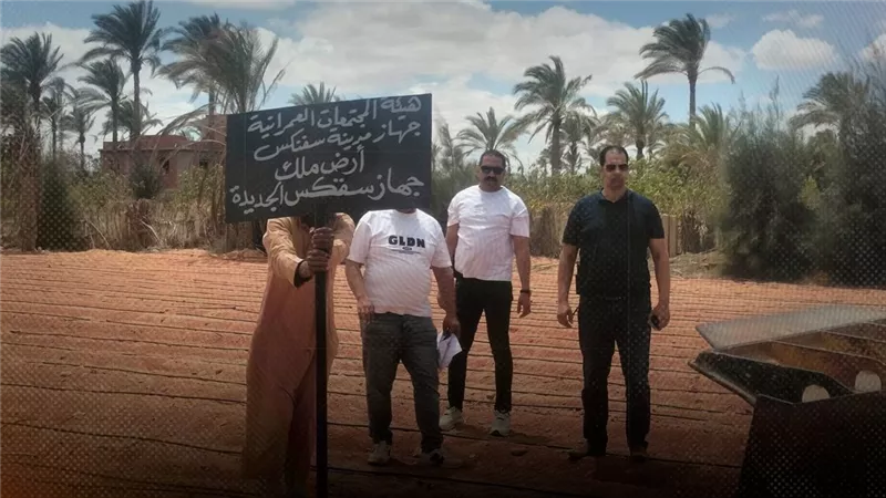 جهاز مدينة سفنكس يسترد 25 فداناً منهوبه شرق طريق مصر الاسكندرية الصحراوى