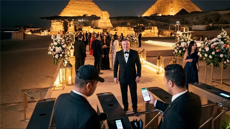 باسل سماقيه يستعد لزفاف ابنته الصغرى تحت سفح الهرم لابن صانع 