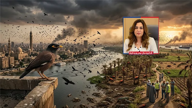 بعد المينا الهندي.. الغراب وسوسة النخيل وصرصار النيل غزت مصر واستوطنت فيها
