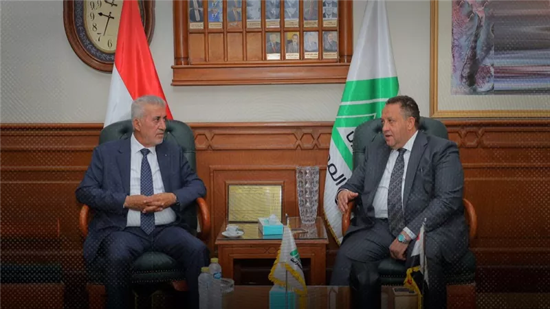 آليات التعاون مع قطاع غزة.. نقيب المهندسين يستقبل رئيس اتحاد المهندسين الفلسطينيين