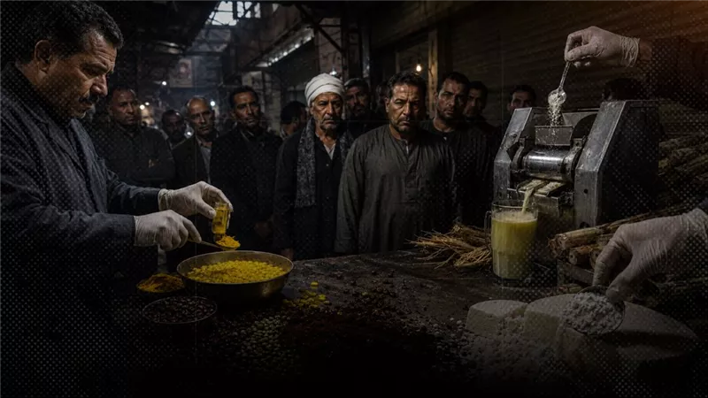 سموم المصريين.. «التارترازين» لغش اللب وعصير القصب بـ«التيتانيوم» والقهوة بالبسلة والجبنة ببودرة السيراميك