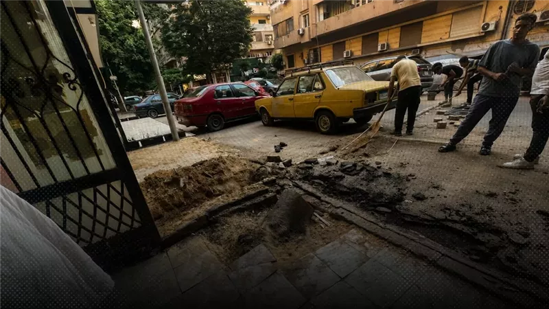 تحدى قرار التنمية المحلية.. محل بقالة بالزمالك يتحول لكافيه ويستولي على الرصيف