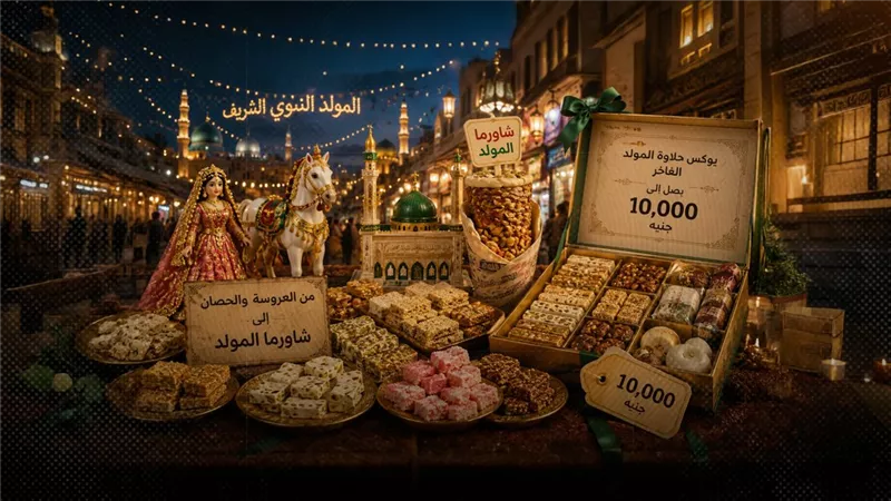 حلاوة المولد من العروسة والحصان إلى 