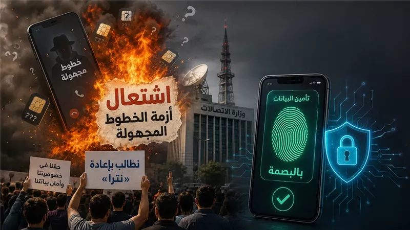 اشتعال أزمة الخطوط المجهولة.. مواطنون يطالبون الاتصالات بإعادة «نترا» وجهود لتأمين البيانات بالبصمة