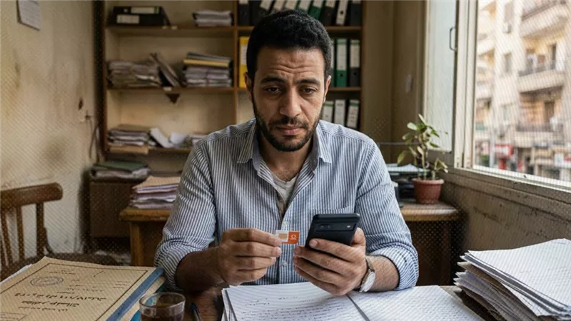 مأساة شاب داخل المحاكم لمدة عامين بسبب خط محمول وهمي مسجل باسمه 