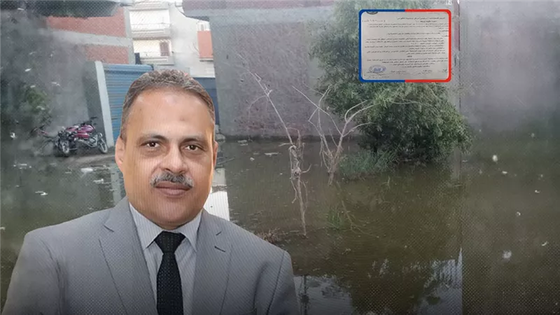 مياه بحر فاقوس تحاصر كفر شاويش.. المستنقعات تهدد الأراضي والمنازل والأهالي بيئيًا