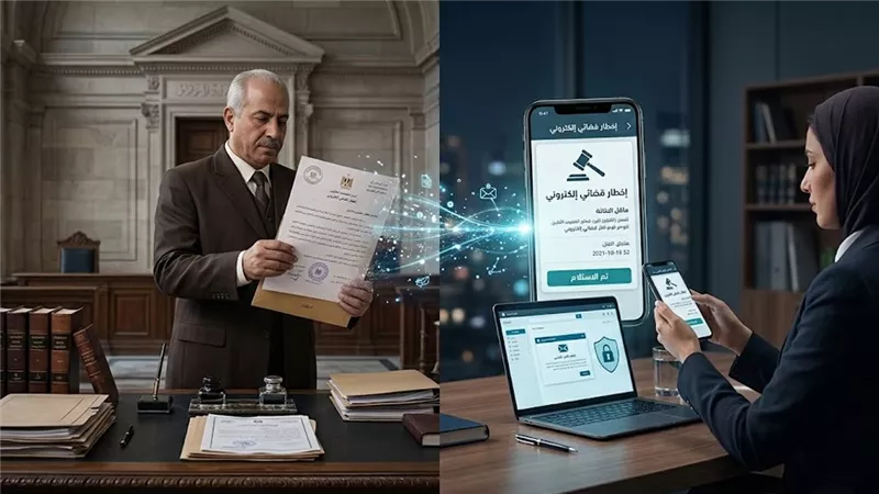 الإعلان القضائي يدخل عصر الرقمنة.. من المحضر إلى الرسالة الإلكترونية
