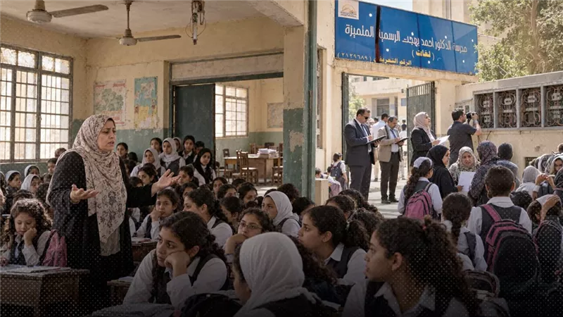 مدرسة أحمد بهجت بالهرم.. نقل طالبات وعجز معلمين وفصول مكدسة بلا كهرباء