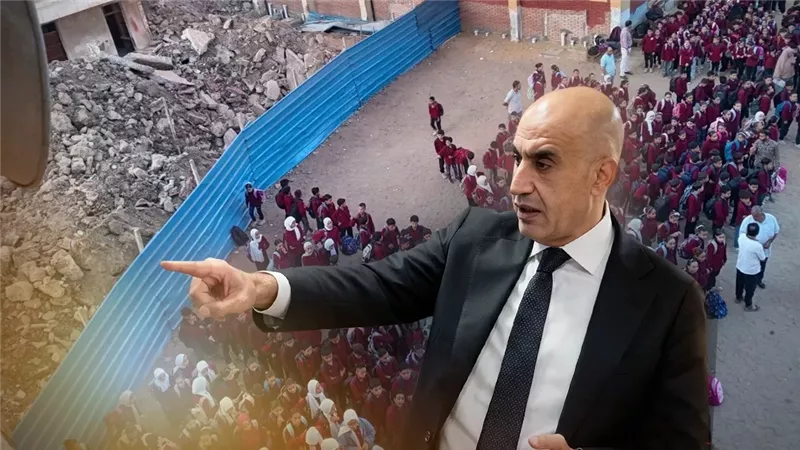 كارثة تواجه 3850 تلميذا بالمنوفية: «جبل أنقاض» يهدد حياة طلاب مدرسة كمشيش