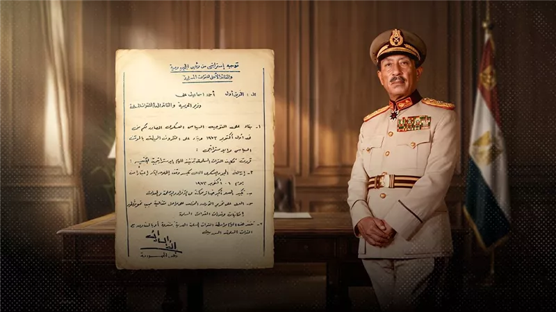 وثيقة نادرة.. نص التوجيه الإستراتيجي لقرار حرب أكتوبر 1973 بخط يد السادات